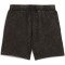 PUMA Essentials Elevated Wash 5" High-Waist French Terry Sweatshorts Damen 01 - PUMA black XS