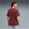 PUMA Essentials Elevated Relaxed Wash T-Shirt Damen 96 - ruby shimmer L
