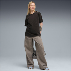 PUMA Essentials Elevated Relaxed Wash T-Shirt Damen 01 -...