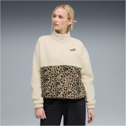 PUMA Essentials Graphic Animal Relaxed 1/2-Zip Crew...