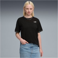 PUMA Essentials Graphic Animal Relaxed T-Shirt Damen 01 - PUMA black S