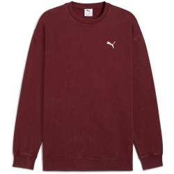 PUMA Essentials Elevated Relaxed Wash Fleece Crew...