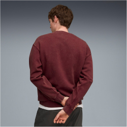 PUMA Essentials Elevated Relaxed Wash Fleece Crew...