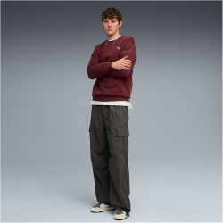 PUMA Essentials Elevated Relaxed Wash Fleece Crew...
