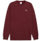 PUMA Essentials Elevated Relaxed Wash Fleece Crew Sweatshirt Herren 96 - ruby shimmer M