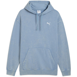 PUMA Essentials Elevated Relaxed Wash Fleece Hoodie...