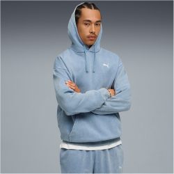 PUMA Essentials Elevated Relaxed Wash Fleece Hoodie...