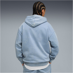 PUMA Essentials Elevated Relaxed Wash Fleece Hoodie...