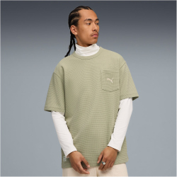 PUMA Class Relaxed Pinnacle T-Shirt Herren 82 - lux army S