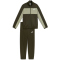 PUMA Polyester Colorblock Trainingsanzug Jungen 70 - dark olive 164