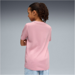 PUMA Essentials Script T-Shirt Mädchen 65 - poised pink 140