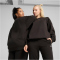 PUMA Essentials Oversized Fleece Crew Sweatshirt Damen 01 - PUMA black XS
