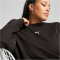 PUMA Essentials Oversized Fleece Crew Sweatshirt Damen 01 - PUMA black XS