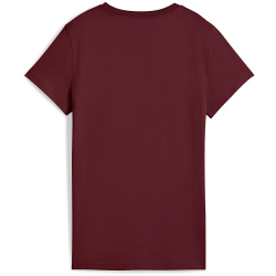 PUMA Essentials Elevated T-Shirt Damen 96 - ruby shimmer L
