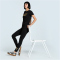 PUMA Essentials Metallic Leggings Damen 51 - PUMA black/metallic gold XS