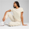 PUMA Essentials Script T-Shirt Damen 87 - alpine snow XS