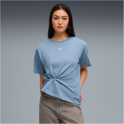 PUMA Essentials Relaxed T-Shirt Damen 34 - cool blue M