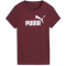 PUMA Essentials No. 1 Logo Heather T-Shirt Damen 96 - ruby shimmer heather XL