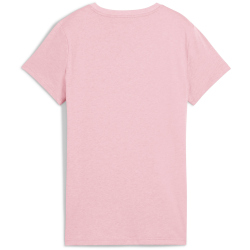 PUMA Essentials No. 1 Logo Heather T-Shirt Damen 65 - poised pink heather XL