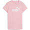 PUMA Essentials No. 1 Logo Heather T-Shirt Damen 65 - poised pink heather XL