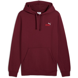 PUMA Essentials 2 Color Small No. 1 Logo Fleece Hoodie Herren 96 - ruby shimmer L