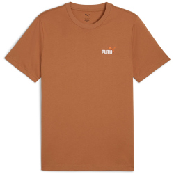 PUMA Essentials 2 Color Small No. 1 Logo T-Shirt Herren 68 - melted caramel L