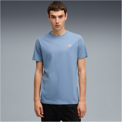 PUMA Essentials 2 Color Small No. 1 Logo T-Shirt Herren 34 - cool blue L