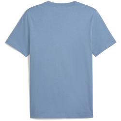 PUMA Essentials 2 Color Small No. 1 Logo T-Shirt Herren 34 - cool blue L
