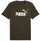 PUMA Essentials 2 Color No. 1 Logo T-Shirt Herren 70 - dark olive L