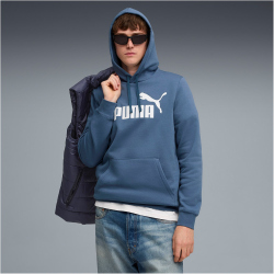 PUMA Essentials No. 1 Logo Fleece Hoodie Herren 80 - dark...