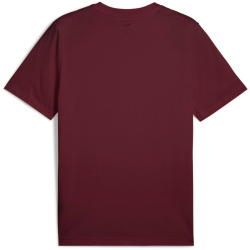 PUMA Essentials Small No. 1 Logo T-Shirt Herren 96 - ruby shimmer S