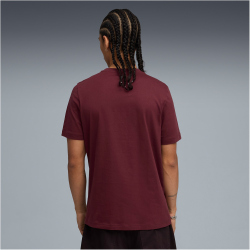 PUMA Essentials No. 1 Logo T-Shirt Herren 96 - ruby shimmer M