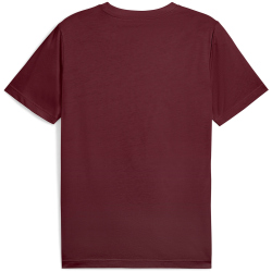 PUMA Essentials No. 1 Logo T-Shirt Herren 96 - ruby shimmer M