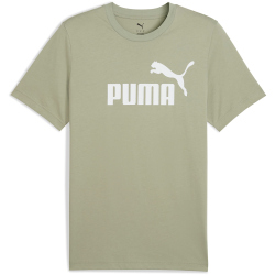 PUMA Essentials No. 1 Logo T-Shirt Herren 82 - lux army S
