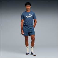 PUMA Essentials No. 1 Logo T-Shirt Herren 80 - dark indigo M