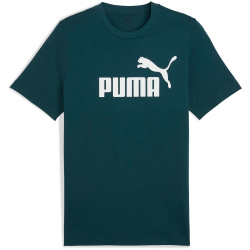 PUMA Essentials No. 1 Logo T-Shirt Herren 75 - green terrain S