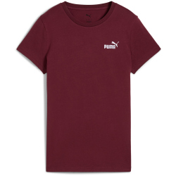 PUMA Essentials Small No. 1 Logo T-Shirt Damen 96 - ruby shimmer XS