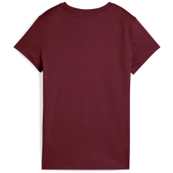 PUMA Essentials Small No. 1 Logo T-Shirt Damen 96 - ruby shimmer M