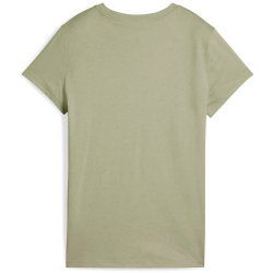 PUMA Essentials Small No. 1 Logo T-Shirt Damen 82 - lux army S