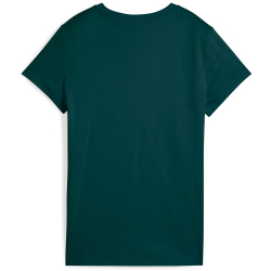PUMA Essentials Small No. 1 Logo T-Shirt Damen 75 - green terrain XS