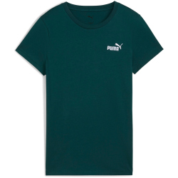 PUMA Essentials Small No. 1 Logo T-Shirt Damen 75 - green terrain S