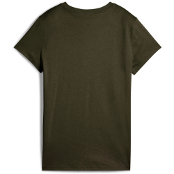 PUMA Essentials Small No. 1 Logo T-Shirt Damen 70 - dark...