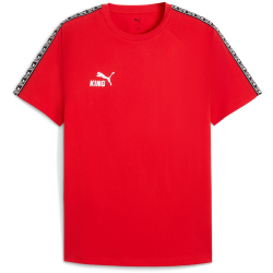 PUMA teamKING T-Shirt Herren 01 - PUMA red/PUMA...