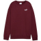 PUMA Essentials Small No. 1 Logo Relaxed Fleece Crew Sweatshirt Damen 96 - ruby shimmer XS