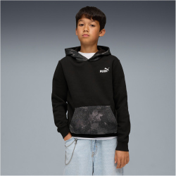 PUMA Essentials Camo Fleece Hoodie Jungen 01 - PUMA black...