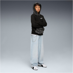 PUMA Essentials Camo Fleece Hoodie Jungen 01 - PUMA black...