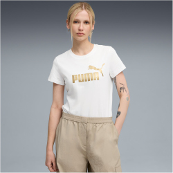 PUMA Essentials Metallic No. 1 Logo T-Shirt Damen 52 -...