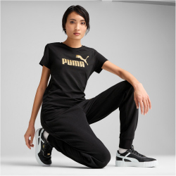 PUMA Essentials Metallic No. 1 Logo T-Shirt Damen 51 -...