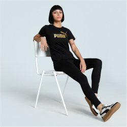 PUMA Essentials Metallic No. 1 Logo T-Shirt Damen 51 -...