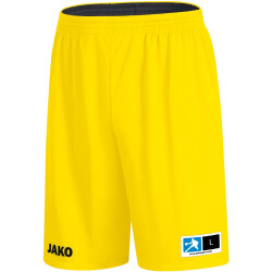 JAKO Change 2.0 Basketball Wendeshorts schwarz/citro XXL